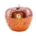 قندان مسی زنجان طرح سیب قلم کاری شده بزرگ 9 سانتی کد SSH-45