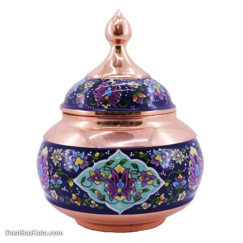 قندان مسی پرداز نانو شده 17 سانتیمتری کد MJ-10