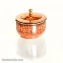 قندان مسی ساده مدل بلوط 6 سانتیمتری کد NZ-21