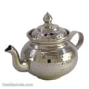 قوری مسی کوچک زعفران دم کن سفید زنجان کد SA-12