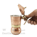 موکاپات مسی دو کاپ دسته برنجی کد AH-69