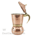 موکاپات مسی دو کاپ دسته برنجی کد AH-69