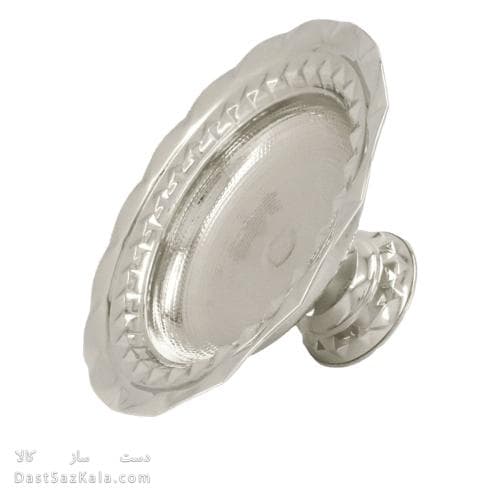 میوه خوری مسی سفید پایه دار جدید قطر 32 سانتیمتری کد AH-71