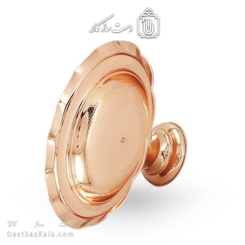 میوه خوری مسی پایه دار زنجان قطر 32 سانتیمتری کد AH-125