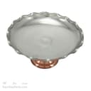 میوه خوری مسی پایه دار چکشی قطر 28 سانتیمتری کد AH-101