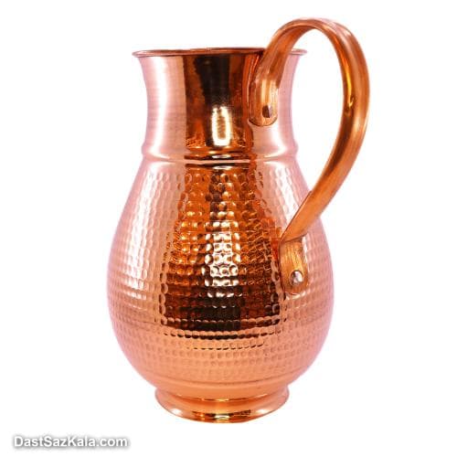 پارچ مسی چکشی مدل توپی نانو شده کد NZ-64