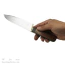 چاقوی آشپزخانه حیدری زنجان دسته چوبی 26 سانتی کد MN-39