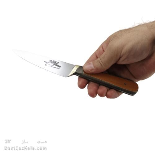 چاقوی آشپزخانه دم دستی زنجان دسته چوبی 21 سانتی MN-30