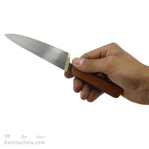 چاقوی آشپزخانه دم دستی زنجان دست ساز 22 سانتی کد MN-31