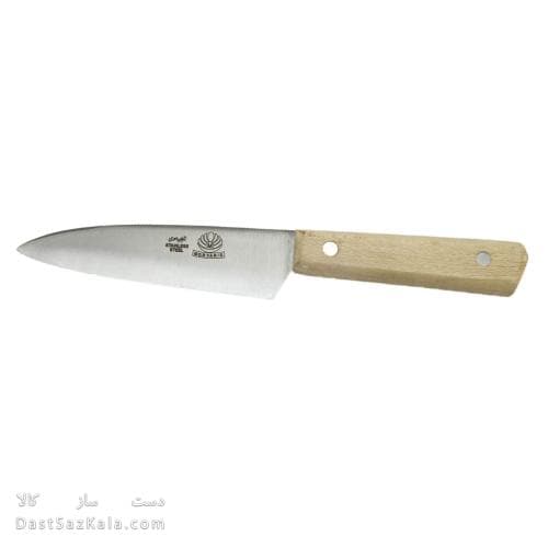 چاقوی آشپزخانه راسته ای زنجان دسته چوبی 29 سانتی کد MN-12