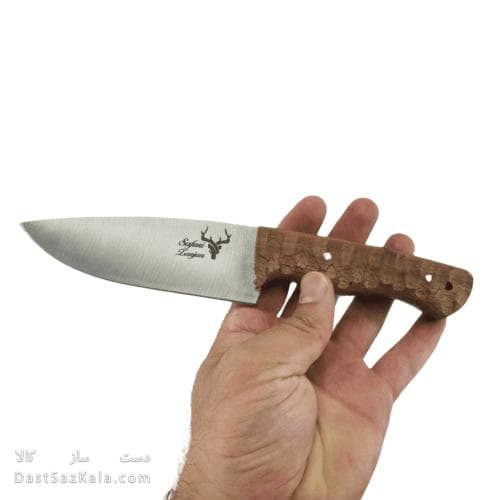 چاقوی بوشکرافت زنجان دسته چوبی 23 سانتیمتری کد MN-81