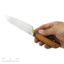 چاقوی دم دستی زنجان تیغه استیل احمدی 23 سانتیمتری کد MN-36