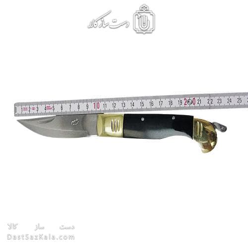 چاقوی دنده ای بزرگ زنجان 24 سانتیمتری دسته مشکی کد SHN-30