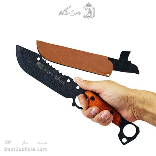 چاقوی سفری و طبیعت گردی زنجان 32 سانتیمتری با غلاف کد MS-20