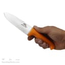 چاقوی سلاخی زنجان تیغه استیل دسته پلاستیکی 23 سانتی MN-14