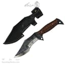 چاقوی شکاری دست ساز زنجان 30 سانتیمتری با غلاف کد MS-19