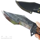 چاقوی شکاری دست ساز زنجان 30 سانتیمتری با غلاف کد MS-19