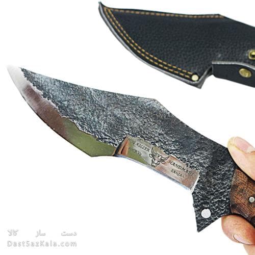 چاقوی شکاری دست ساز زنجان 30 سانتیمتری با غلاف کد MS-19