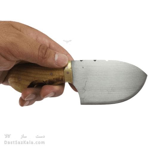 چاقوی پوست کنی زنجان با دسته چوبی پنجه ای 17 سانتی کد MN-75