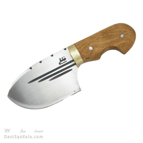 چاقوی پوست کنی زنجان با دسته چوبی پنجه ای 17 سانتی کد MN-75