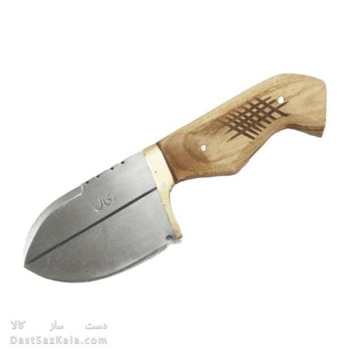 چاقوی پوست کن زنجان دسته چوبی 18 سانتیمتری کد MN-72