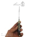 چاقو تاشو زنجان طرح گنجشک 18سانتی دسته کائوچوی کد SHN-21