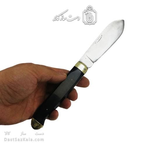 چاقو تاشو چوپانی زنجان 24 سانتیمتر دسته مشکی کد SHN-26