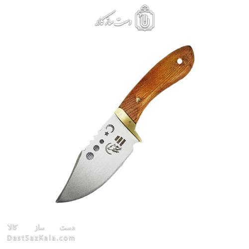 چاقو تیزی دست ساز استیل زنجان 21 سانتیمتری کد SHN-17