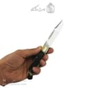 چاقو جیبی تاشو زنجان 20 سانتیمتری دسته کائوچوی کد SHN-19