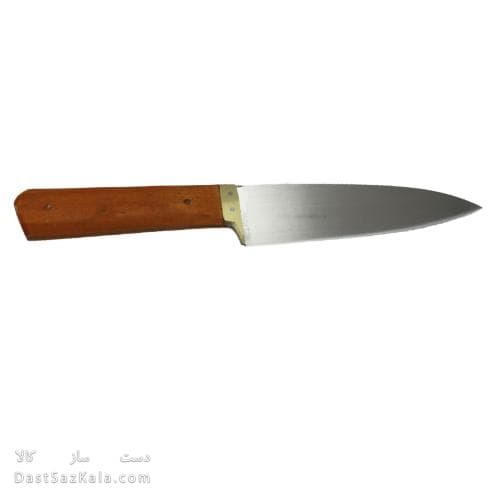 چاقو دم دستی آشپزخانه زنجان دسته چوبی 22 سانتیمتری کد MN-23