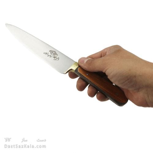 چاقو راسته ای زنجان دسته چوبی 26 سانتیمتری MN-29