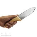 چاقو سلاخی دست ساز زنجان دسته چوبی MN-11