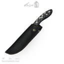 چاقو شکاری دست ساز زنجان 30 سانتیمتری با غلاف کد MS-17