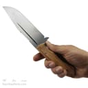 چاقو طبیعت گردی زنجان بدون باربند دسته چوبی 30سانتی کد MN-45