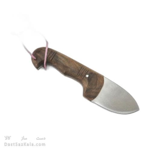 چاقو پوست کن استیل زنجان دسته چوبی 18 سانتیمتری کد MN-69