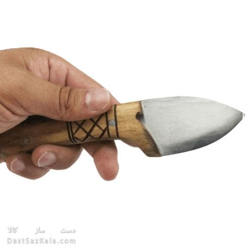 چاقو پوست کن زنجان دسته چوبی 18 سانتیمتری کد MN-66