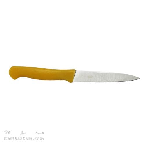 کارد آشپزخانه زنجان تیغه استیل با دسته پلاستیکی MN-18