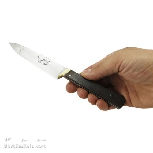 کارد آشپزخانه زنجان تیغه استیل دسته چوبی 20 سانتی MN-33