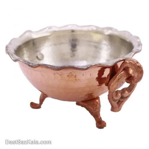 کاسه مسی سه پایه نقلی کد AM-14