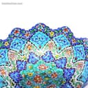 کاسه میناکاری پایه دار مسی کد LT-44