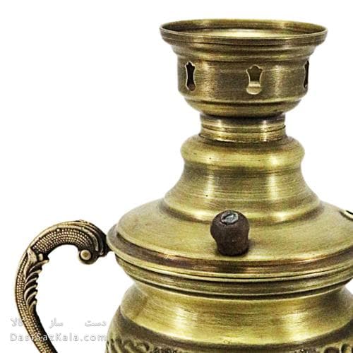 کتری شکاری برنجی آنتیک 1.5 لیتری کد AH-149