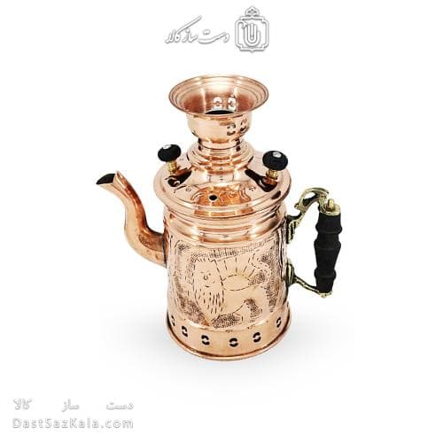 کتری شکاری مسی ذغالی 1.5 لیتری کد AH-153