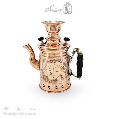 کتری شکاری مسی ذغالی 1.5 لیتری کد AH-153