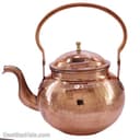 کتری مسی بزرگ زنجان مدل توپی کد AH-10