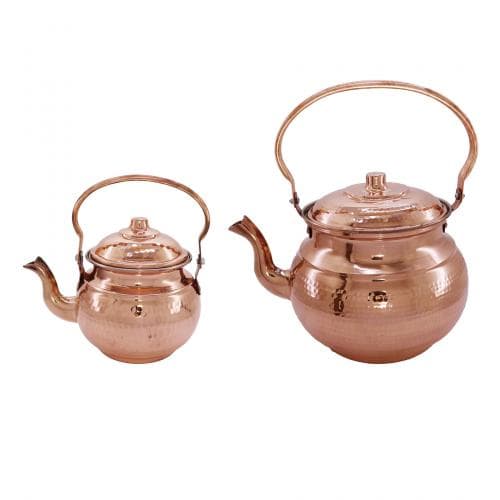 کتری و قوری مسی زنجان چکشی کد PA-19