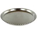 سینی مسی گرد سفید زنجان قطر 21 سانتی SG-122