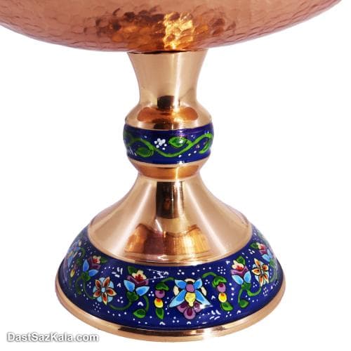 کشکول مسی چکشی طرح پرداز نانو شده سایز 2 کد MJ-40