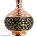 گلدان مسی خاتم کاری اصفهان 20 سانتی مدل شلغمی 2 عددی MJ-91