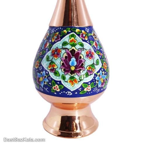 گلدان مسی مدل پرداز 25 سانتی مجموعه ی 2 عددی کد MJ-22