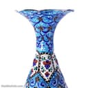 گلدان مسی میناکاری مدل کوزه ای 16 سانتی کد LT-110